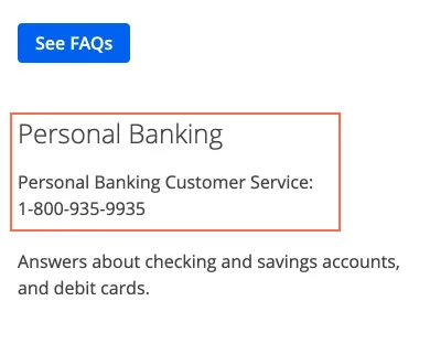 chase.com at phone size, the frame on what this finding is about: Customer service phone numbers are plain text on a phone, not links to call.