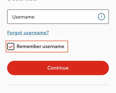 Rogers at phone size, the frame on what this finding is about: 'Remember username' is ticked on load on the MyRogers (Shaw) sign-in.
