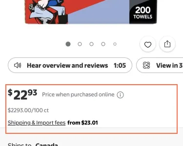 walmart.com at phone size, the frame on what this finding is about: On a phone, ‘Add to cart’ is 1005px down the product page and does not stick.